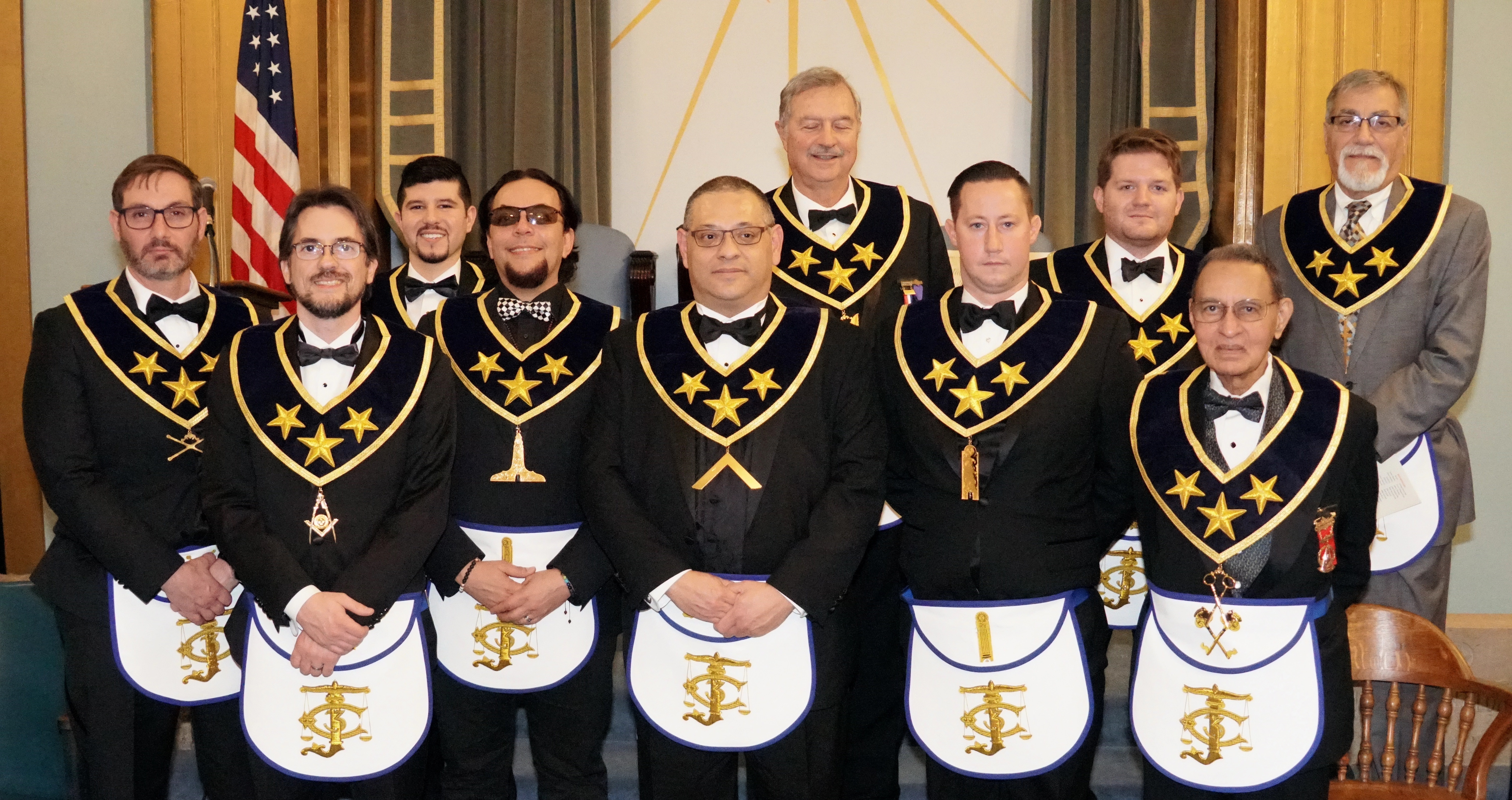 Justice-Columbia Lodge No. 3 Officers