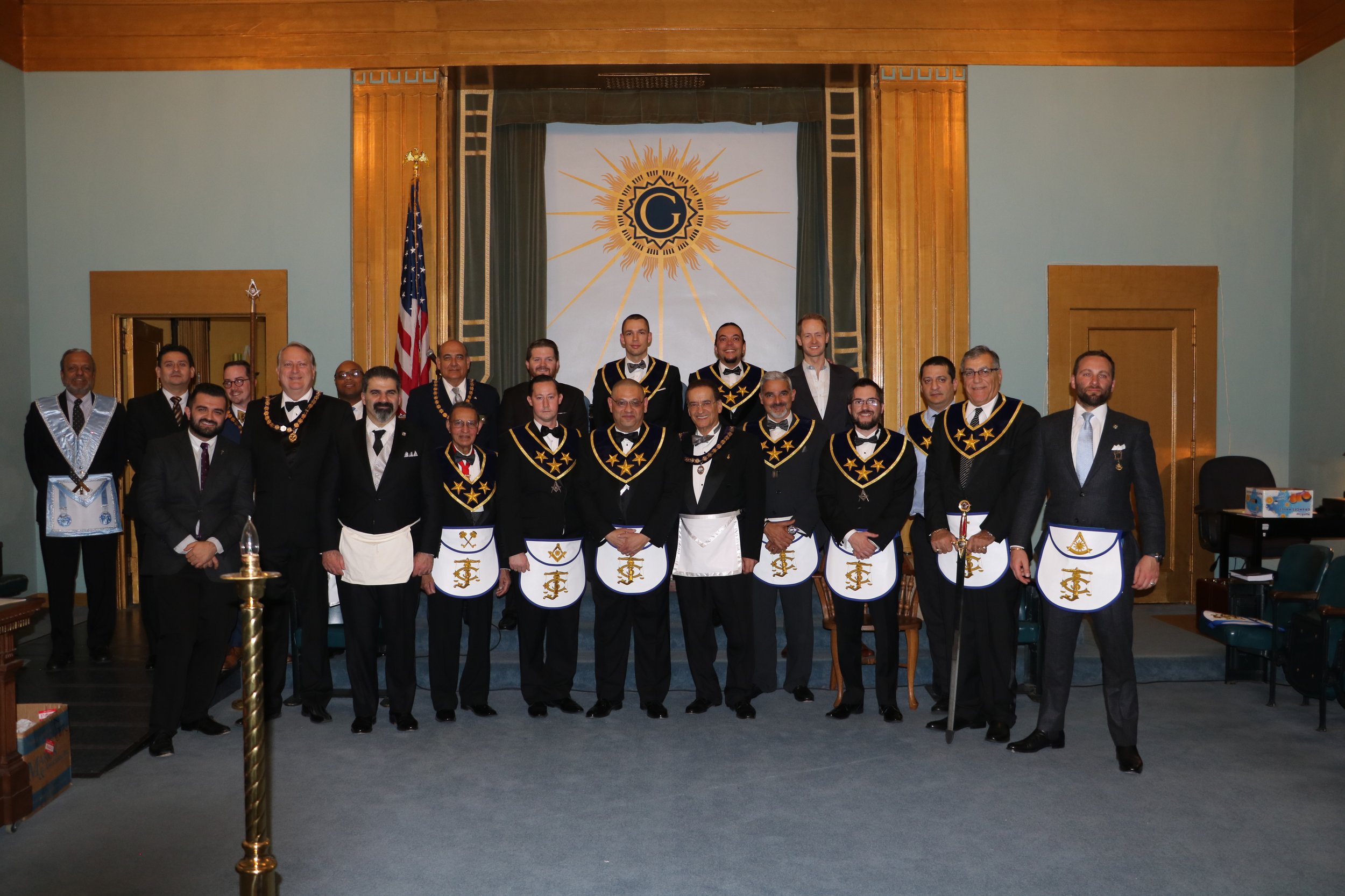 Justice-Columbia Lodge No. 3 Installation Ceremony